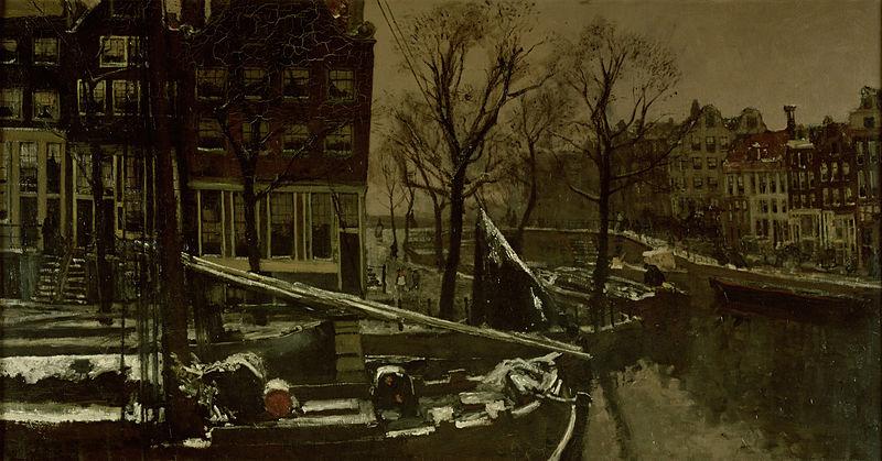 George Hendrik Breitner Winter in Amsterdam oil painting image